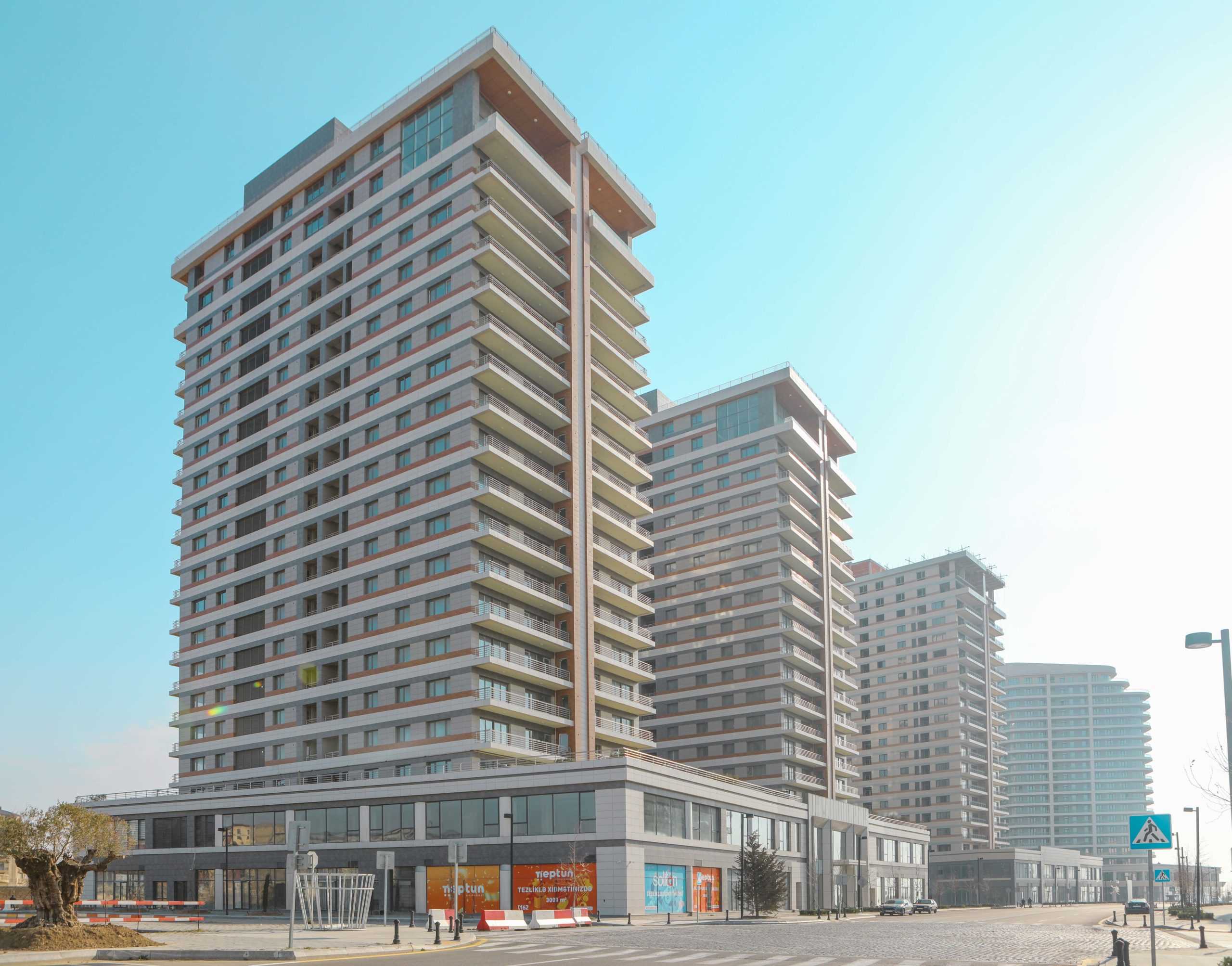 Flex House 2 yaşayış kompleksinin fasadı