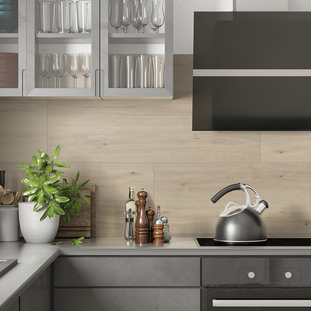 Mətbəx divarında CERAMIN örtüyü
